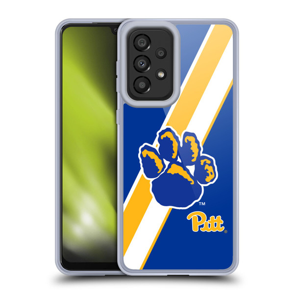 University Of Pittsburgh University Of Pittsburgh Stripes Soft Gel Case for Samsung Galaxy A33 5G (2022)