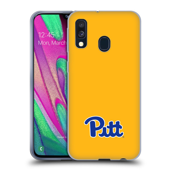 University Of Pittsburgh University Of Pittsburgh Logo Soft Gel Case for Samsung Galaxy A40 (2019)