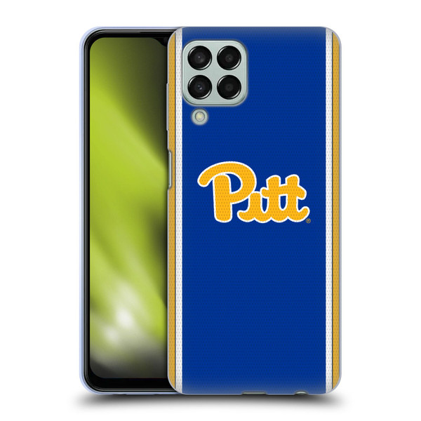 University Of Pittsburgh University Of Pittsburgh Football Jersey Soft Gel Case for Samsung Galaxy M33 (2022)