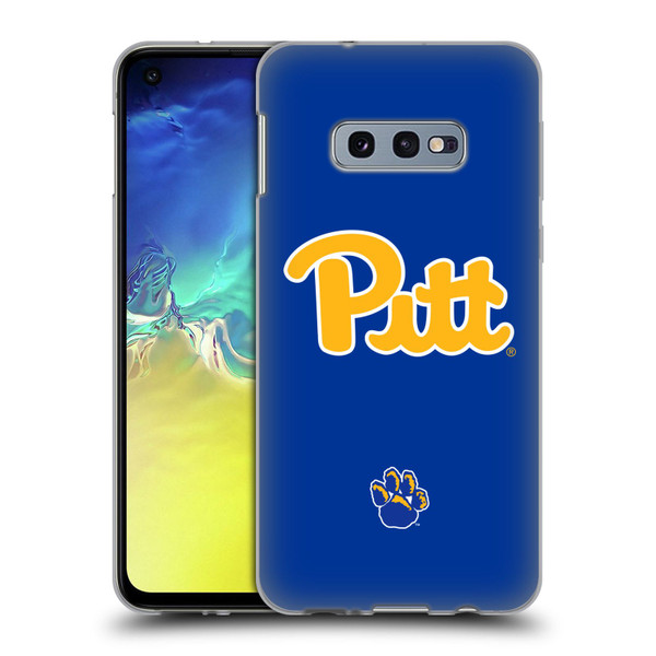 University Of Pittsburgh University Of Pittsburgh Plain Soft Gel Case for Samsung Galaxy S10e