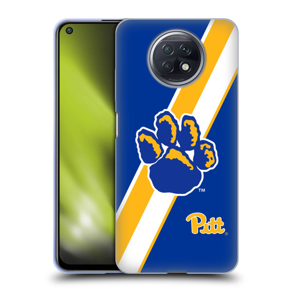 University Of Pittsburgh University Of Pittsburgh Stripes Soft Gel Case for Xiaomi Redmi Note 9T 5G