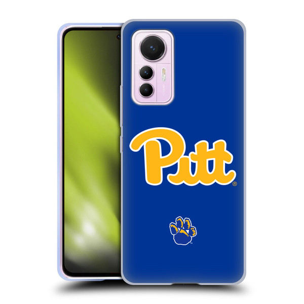 University Of Pittsburgh University Of Pittsburgh Plain Soft Gel Case for Xiaomi 12 Lite