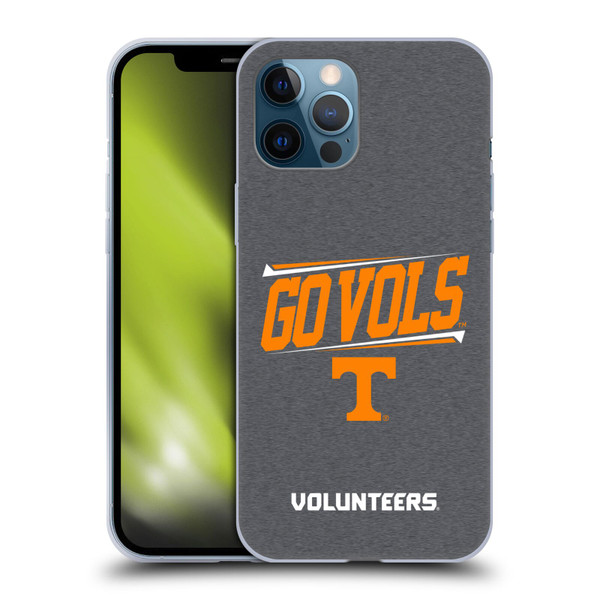 University Of Tennessee UTK University Of Tennessee Knoxville Double Bar Soft Gel Case for Apple iPhone 12 Pro Max