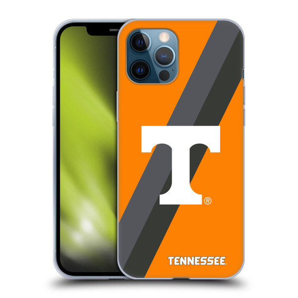 University Of Tennessee UTK University Of Tennessee Knoxville Stripes Soft Gel Case for Apple iPhone 12 Pro Max