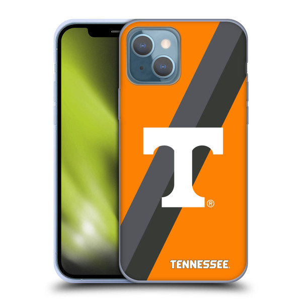 University Of Tennessee UTK University Of Tennessee Knoxville Stripes Soft Gel Case for Apple iPhone 13