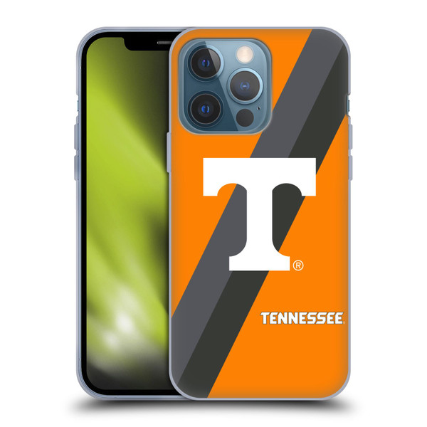 University Of Tennessee UTK University Of Tennessee Knoxville Stripes Soft Gel Case for Apple iPhone 13 Pro