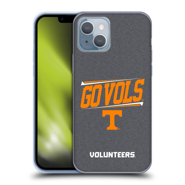 University Of Tennessee UTK University Of Tennessee Knoxville Double Bar Soft Gel Case for Apple iPhone 14