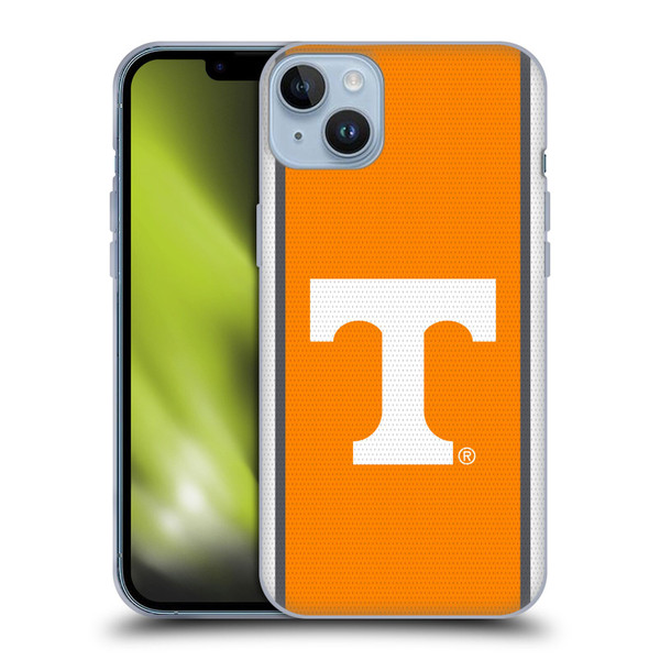 University Of Tennessee UTK University Of Tennessee Knoxville Football Jersey Soft Gel Case for Apple iPhone 14 Plus