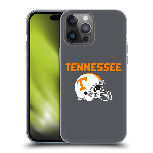 University Of Tennessee UTK University Of Tennessee Knoxville Helmet Logotype Soft Gel Case for Apple iPhone 14 Pro Max