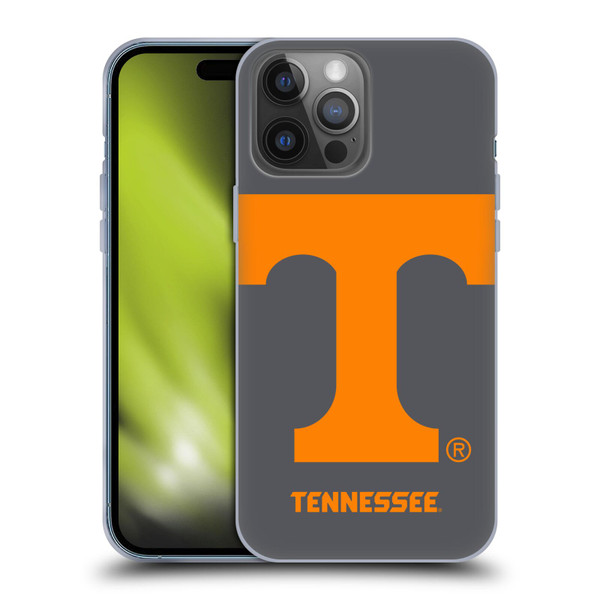 University Of Tennessee UTK University Of Tennessee Knoxville Oversized Icon Soft Gel Case for Apple iPhone 14 Pro Max