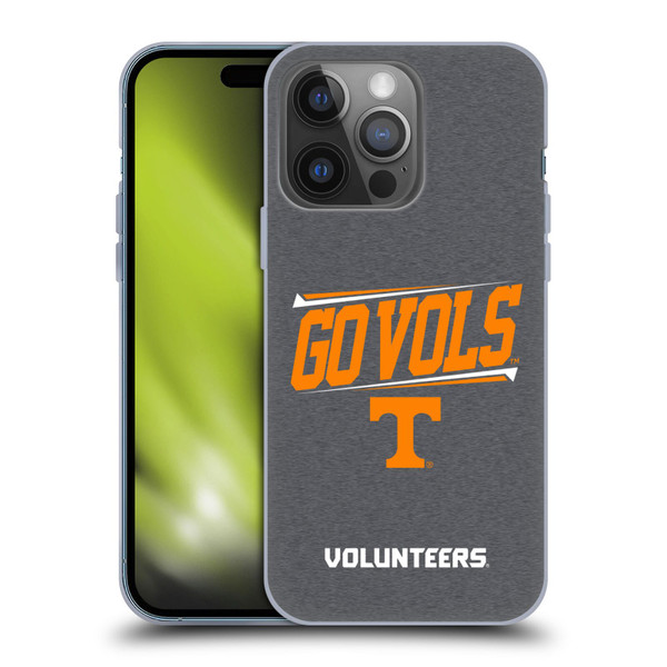 University Of Tennessee UTK University Of Tennessee Knoxville Double Bar Soft Gel Case for Apple iPhone 14 Pro