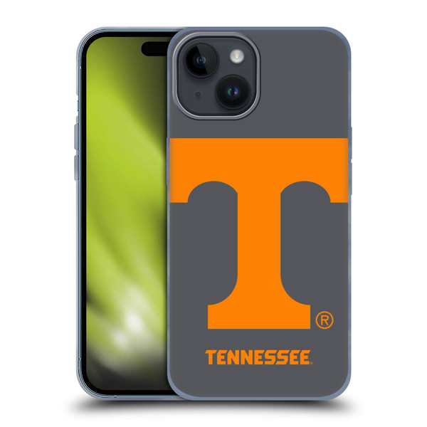 University Of Tennessee UTK University Of Tennessee Knoxville Oversized Icon Soft Gel Case for Apple iPhone 15