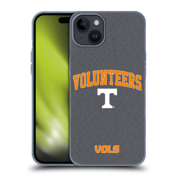 University Of Tennessee UTK University Of Tennessee Knoxville Campus Logotype Soft Gel Case for Apple iPhone 15 Plus