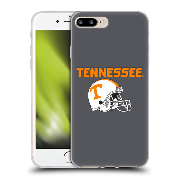 University Of Tennessee UTK University Of Tennessee Knoxville Helmet Logotype Soft Gel Case for Apple iPhone 7 Plus / iPhone 8 Plus