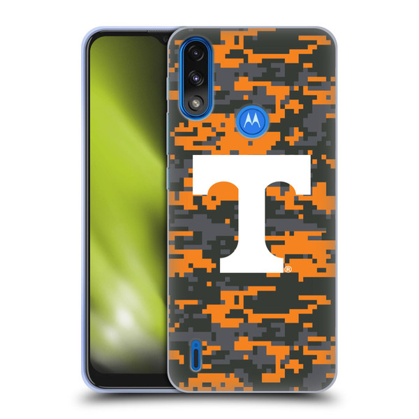 University Of Tennessee UTK University Of Tennessee Knoxville Digital Camouflage Soft Gel Case for Motorola Moto E7 Power / Moto E7i Power