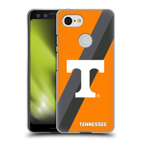 University Of Tennessee UTK University Of Tennessee Knoxville Stripes Soft Gel Case for Google Pixel 3