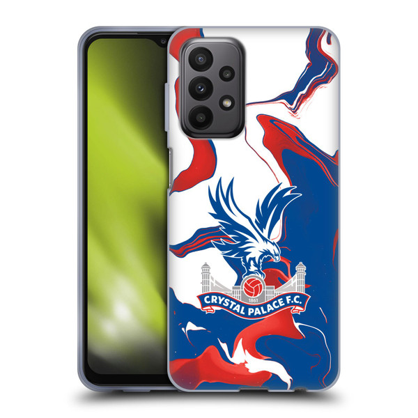 Crystal Palace FC Crest Marble Soft Gel Case for Samsung Galaxy A23 / 5G (2022)