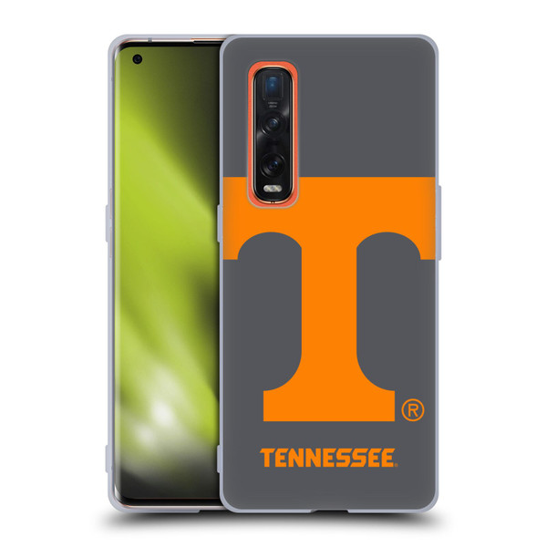 University Of Tennessee UTK University Of Tennessee Knoxville Oversized Icon Soft Gel Case for OPPO Find X2 Pro 5G