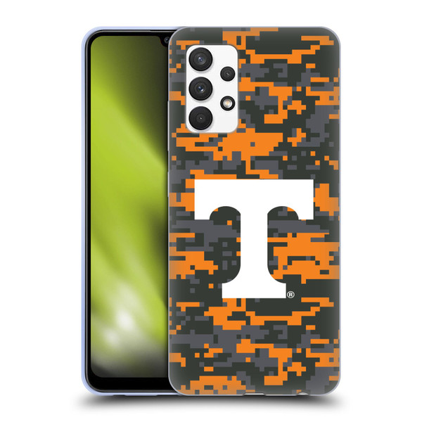 University Of Tennessee UTK University Of Tennessee Knoxville Digital Camouflage Soft Gel Case for Samsung Galaxy A32 (2021)