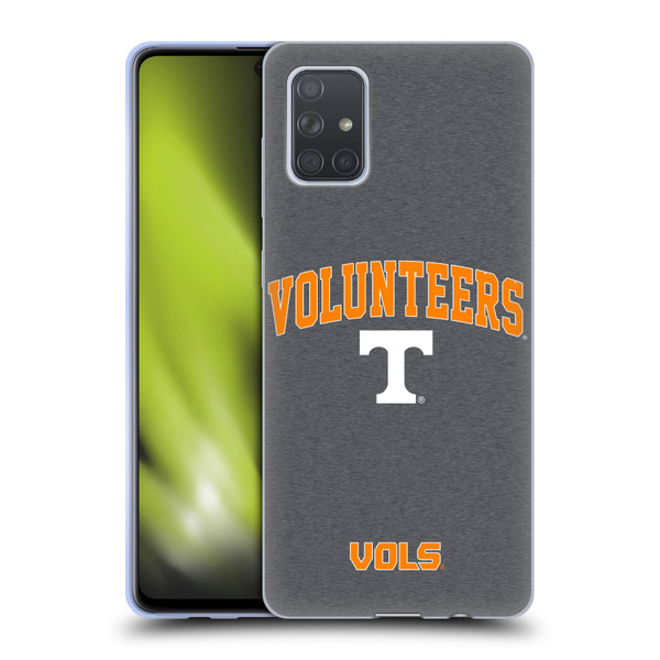 University Of Tennessee UTK University Of Tennessee Knoxville Campus Logotype Soft Gel Case for Samsung Galaxy A71 (2019)