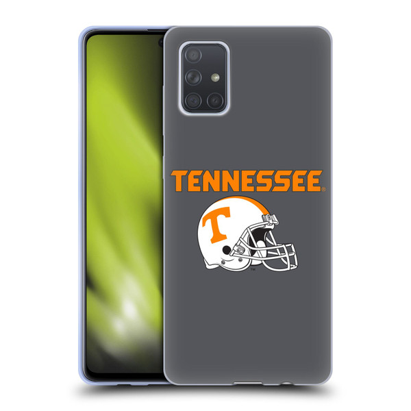 University Of Tennessee UTK University Of Tennessee Knoxville Helmet Logotype Soft Gel Case for Samsung Galaxy A71 (2019)