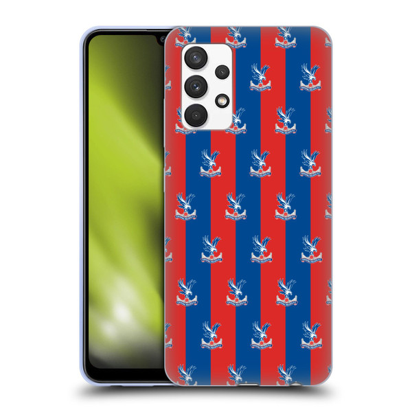 Crystal Palace FC Crest Pattern Soft Gel Case for Samsung Galaxy A32 (2021)