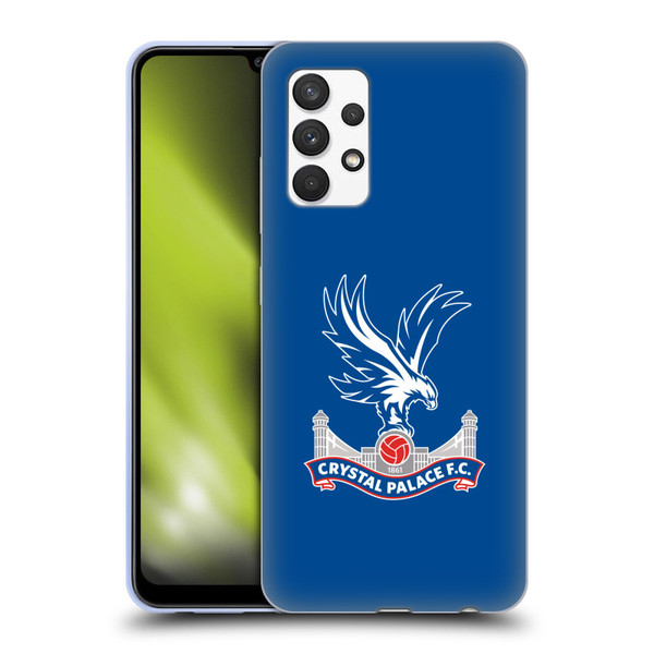 Crystal Palace FC Crest Plain Soft Gel Case for Samsung Galaxy A32 (2021)