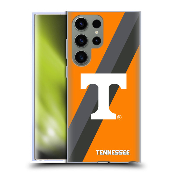 University Of Tennessee UTK University Of Tennessee Knoxville Stripes Soft Gel Case for Samsung Galaxy S23 Ultra 5G