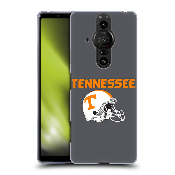 University Of Tennessee UTK University Of Tennessee Knoxville Helmet Logotype Soft Gel Case for Sony Xperia Pro-I