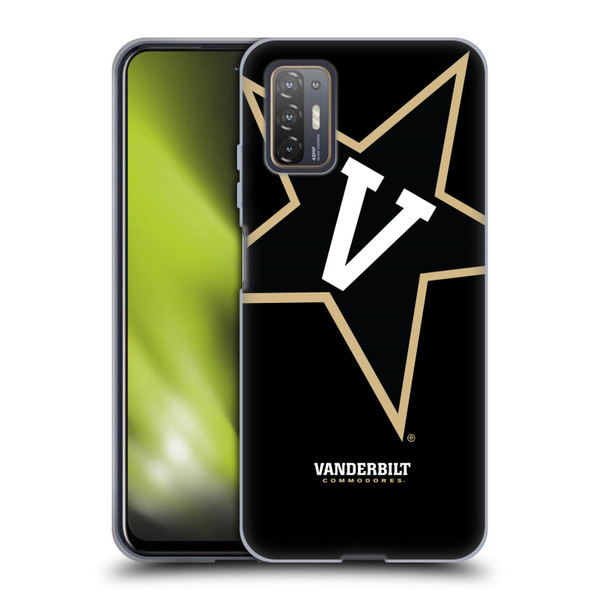 Vanderbilt University Vandy Vanderbilt University Oversized Icon Soft Gel Case for HTC Desire 21 Pro 5G