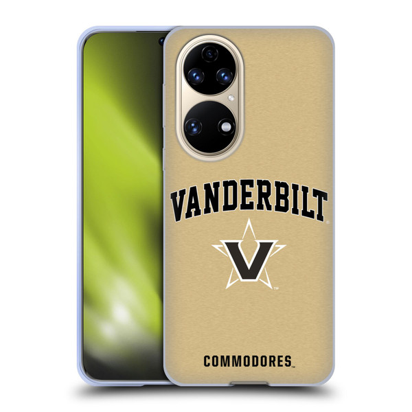 Vanderbilt University Vandy Vanderbilt University Campus Logotype Soft Gel Case for Huawei P50