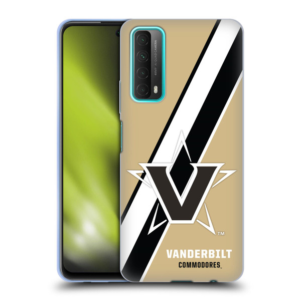 Vanderbilt University Vandy Vanderbilt University Stripes Soft Gel Case for Huawei P Smart (2021)