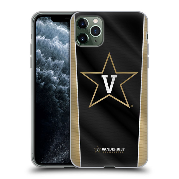 Vanderbilt University Vandy Vanderbilt University Banner Soft Gel Case for Apple iPhone 11 Pro Max