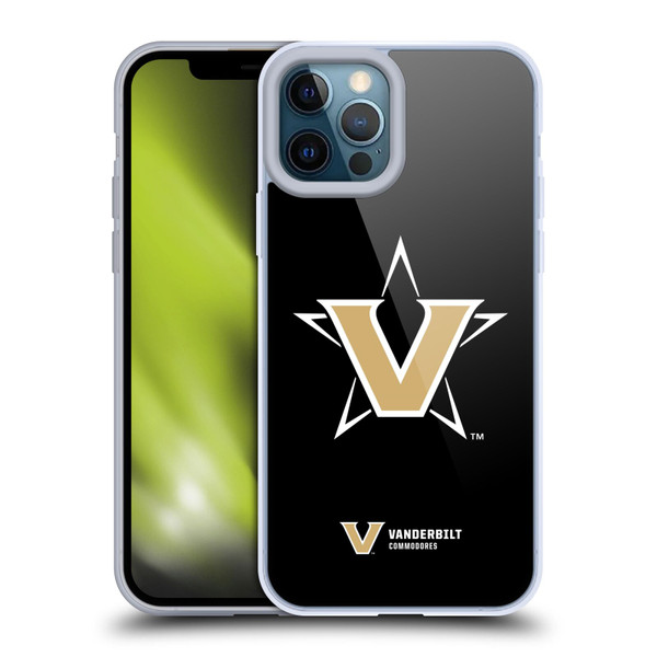 Vanderbilt University Vandy Vanderbilt University Plain Soft Gel Case for Apple iPhone 12 Pro Max
