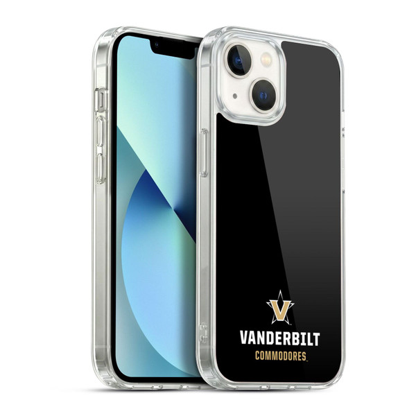 Vanderbilt University Vandy Vanderbilt University Logotype Soft Gel Case for Apple iPhone 13