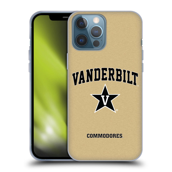 Vanderbilt University Vandy Vanderbilt University Campus Logotype Soft Gel Case for Apple iPhone 13 Pro Max