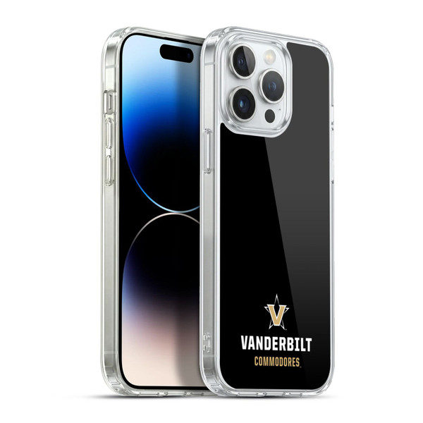 Vanderbilt University Vandy Vanderbilt University Logotype Soft Gel Case for Apple iPhone 13 Pro Max & MagSafe