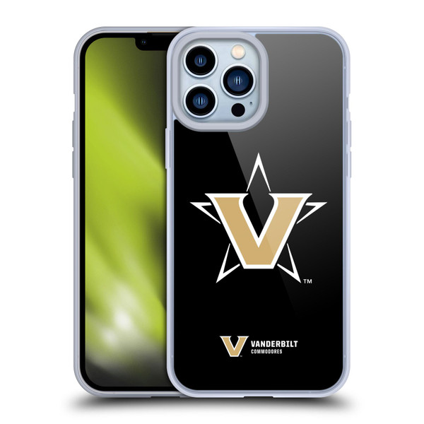 Vanderbilt University Vandy Vanderbilt University Plain Soft Gel Case for Apple iPhone 13 Pro Max