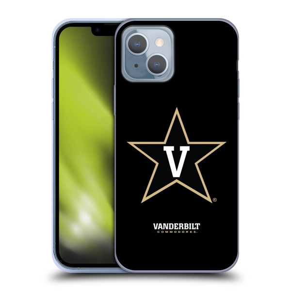 Vanderbilt University Vandy Vanderbilt University Plain Soft Gel Case for Apple iPhone 14