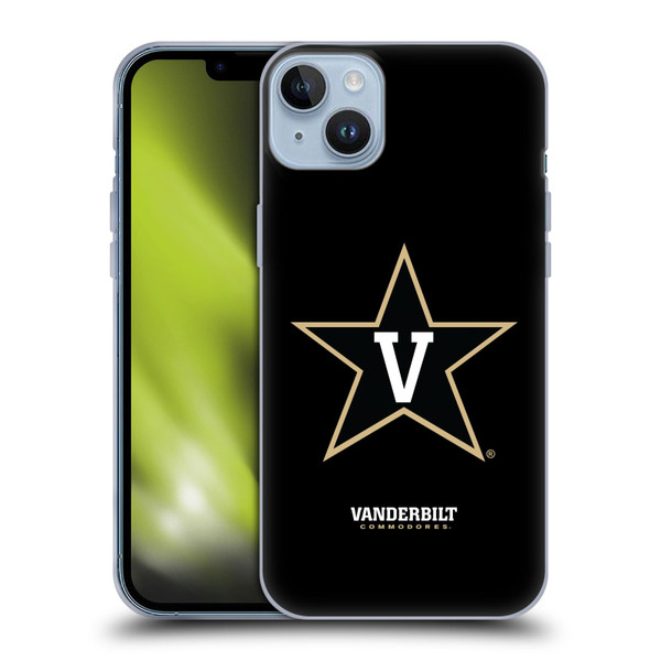 Vanderbilt University Vandy Vanderbilt University Plain Soft Gel Case for Apple iPhone 14 Plus
