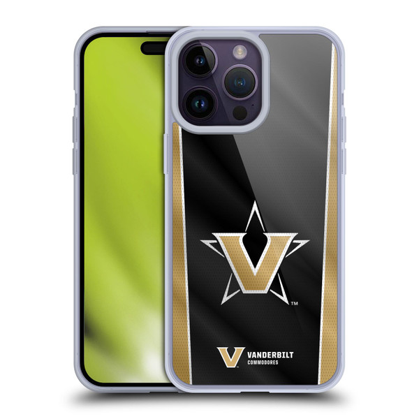 Vanderbilt University Vandy Vanderbilt University Banner Soft Gel Case for Apple iPhone 14 Pro Max