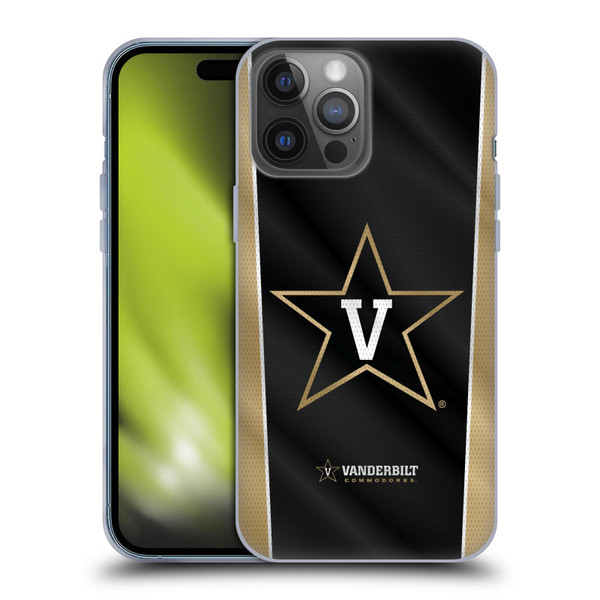 Vanderbilt University Vandy Vanderbilt University Banner Soft Gel Case for Apple iPhone 14 Pro Max