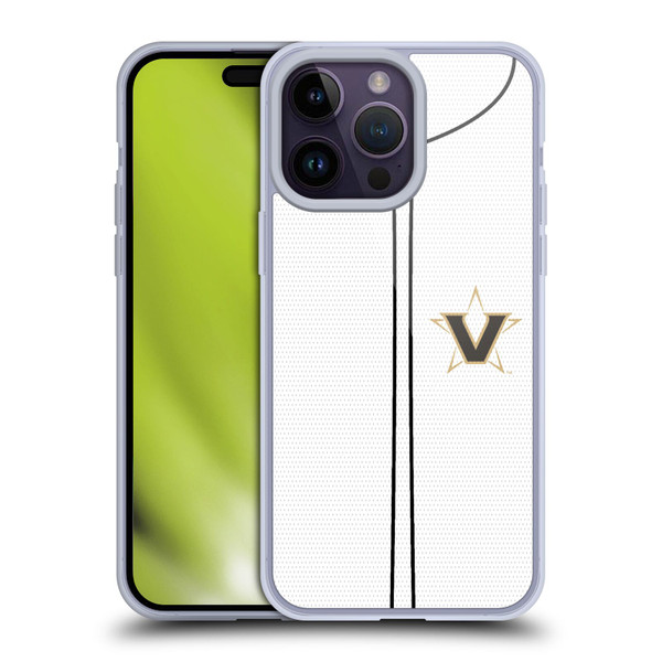 Vanderbilt University Vandy Vanderbilt University Baseball Jersey Soft Gel Case for Apple iPhone 14 Pro Max