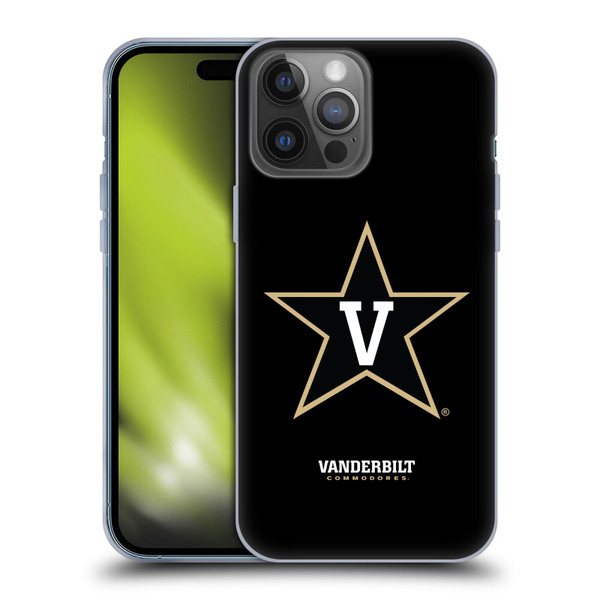 Vanderbilt University Vandy Vanderbilt University Plain Soft Gel Case for Apple iPhone 14 Pro Max