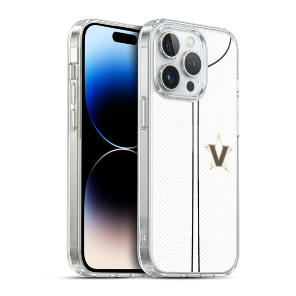 Vanderbilt University Vandy Vanderbilt University Baseball Jersey Soft Gel Case for Apple iPhone 14 Pro & MagSafe