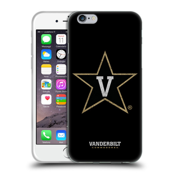 Vanderbilt University Vandy Vanderbilt University Distressed Look Soft Gel Case for Apple iPhone 6 / iPhone 6s