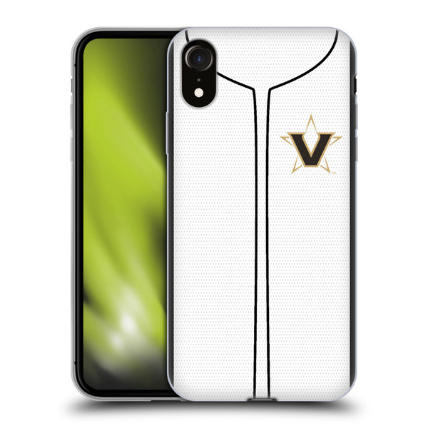 Vanderbilt University Vandy Vanderbilt University Baseball Jersey Soft Gel Case for Apple iPhone XR