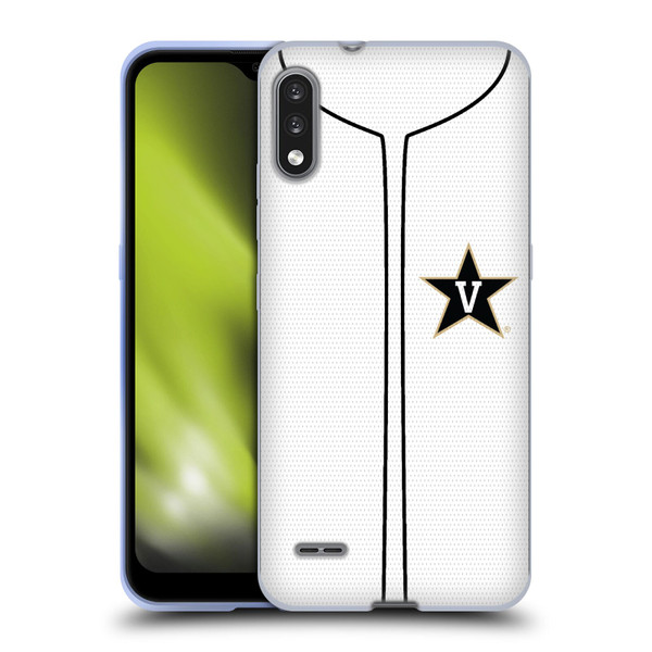 Vanderbilt University Vandy Vanderbilt University Baseball Jersey Soft Gel Case for LG K22