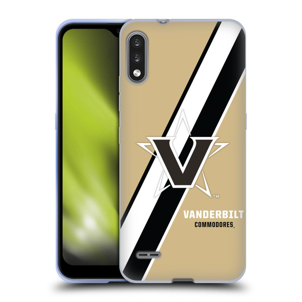Vanderbilt University Vandy Vanderbilt University Stripes Soft Gel Case for LG K22