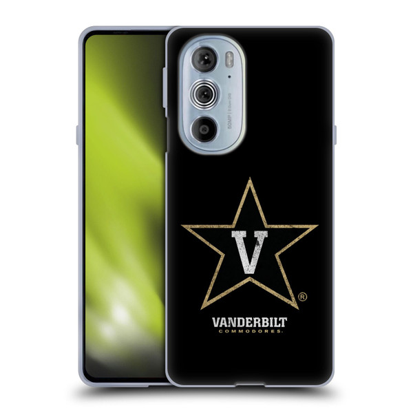 Vanderbilt University Vandy Vanderbilt University Distressed Look Soft Gel Case for Motorola Edge X30